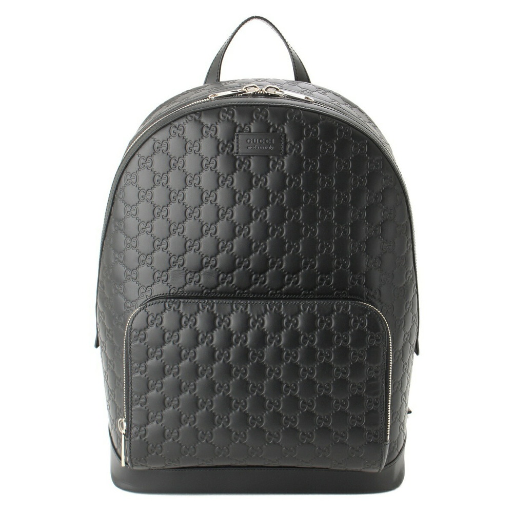 Gucci Guccissima Signature Leather Backpack Black